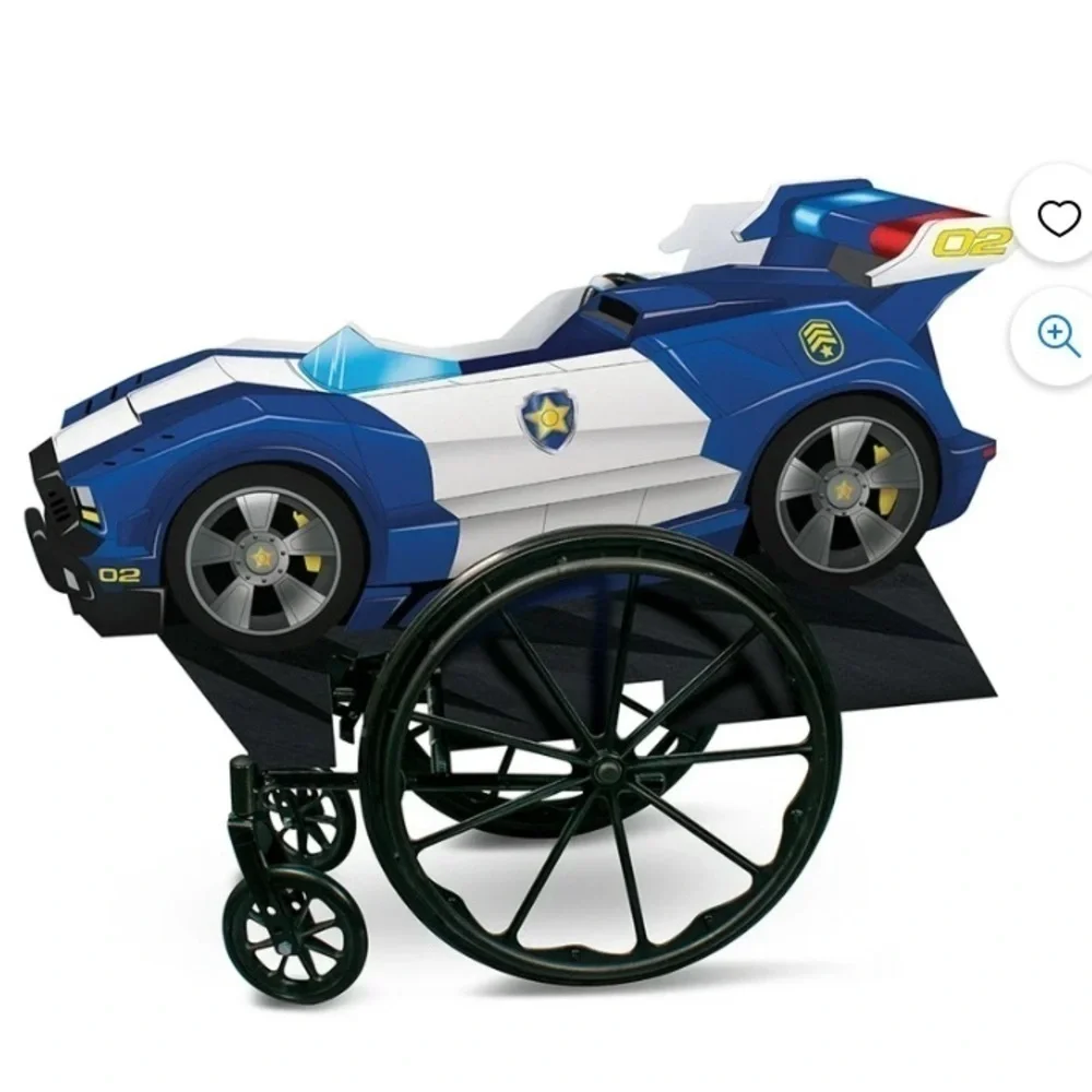 Paw Patrol Chase Adaptive Wheelchair Costume Cruiser Car Cover Kids Nickelodeon